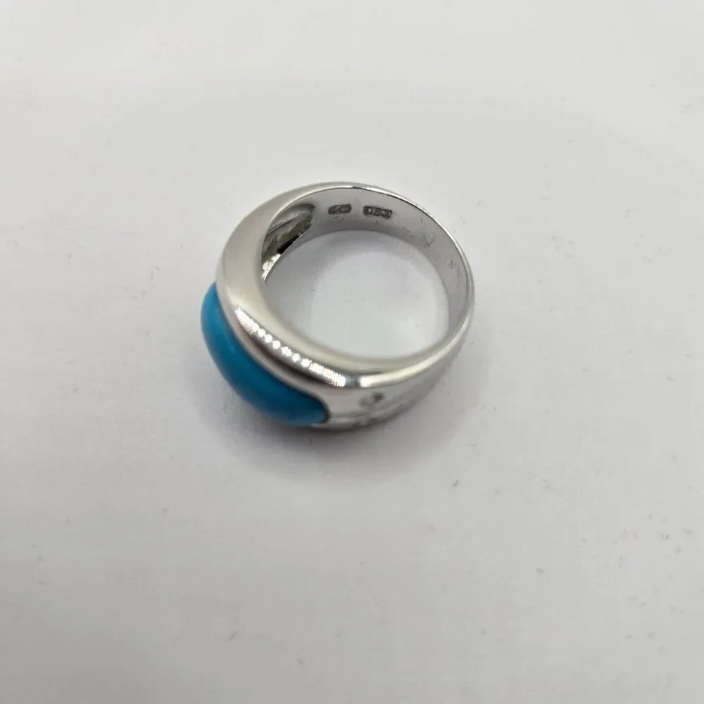 Dee Berkle DBJ Ring Size 7 Sterling Silver 925 Turquoise